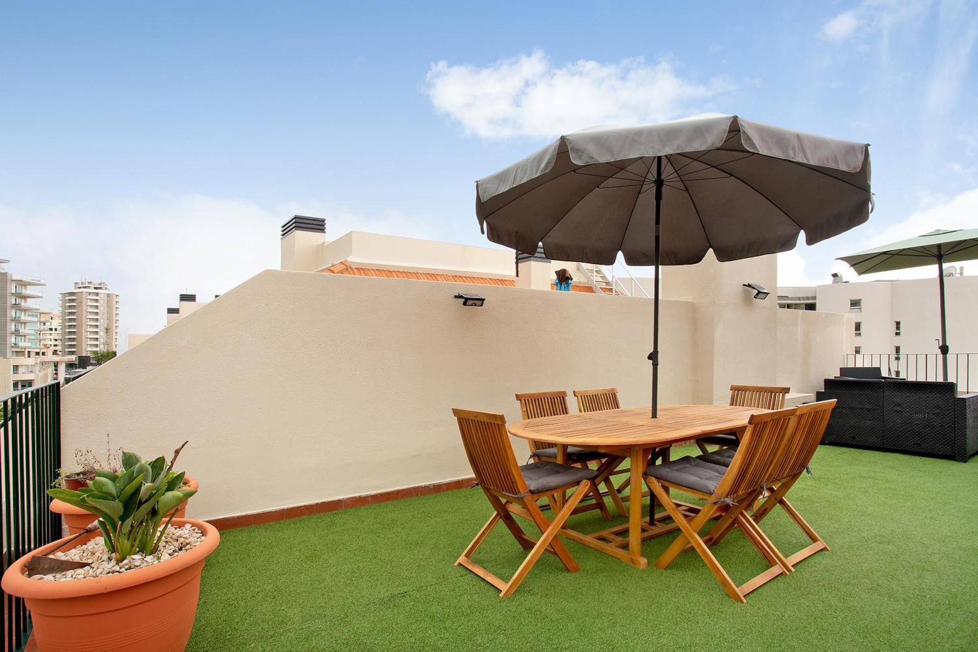 푼샬 Penthouse Vista Mar 아파트 외부 사진